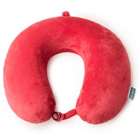 Almofada de Pescoço de Viscoelástico Rosa – foto 2