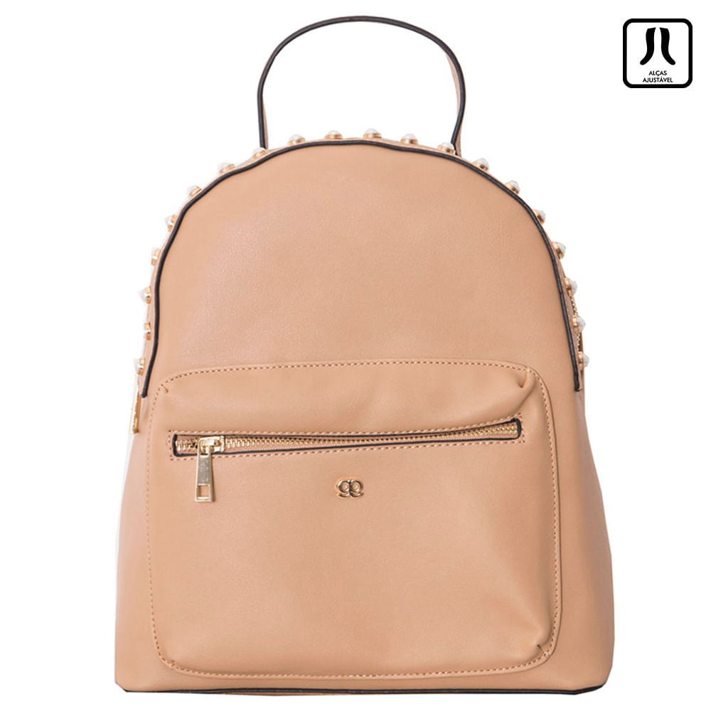 Mochila Feminina Perola I Bege