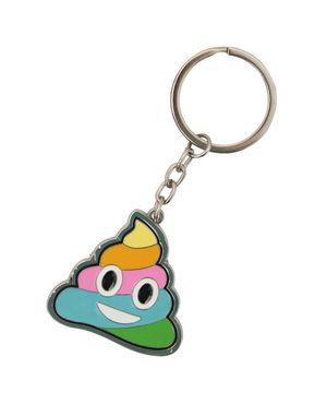 Chaveiro Colorful Poo 18A Prata – foto 2