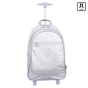 Mochila Masculina com Rodas Perolada Lilás