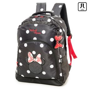Mochila Escolar Feminina Minnie Azul