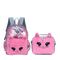 Kit Gatinho - Mochila e Lancheira Rosa