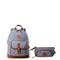 Kit Jeans Escolar Perolas Azul
