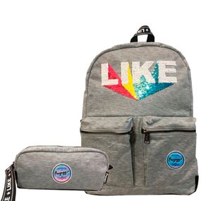 Kit Moletom Like Cinza