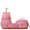 Kit Mochila com Rodas BG Girl Rosa