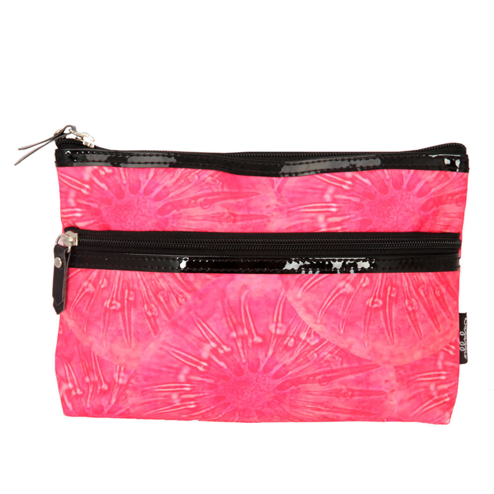 Nécessaire Viagem Feminina Tie Dye Pequena Rosa