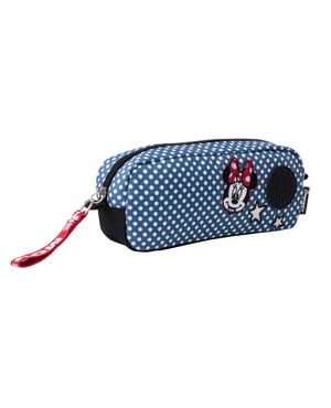 Nécessaire Viagem Feminina Pequena Minnie Patches Azul – foto 2