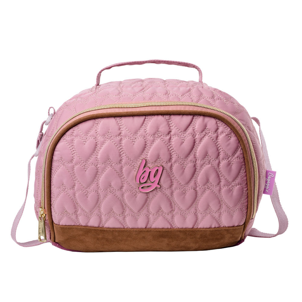 Lancheira Escolar Feminina Térmica BG Girl Rosa