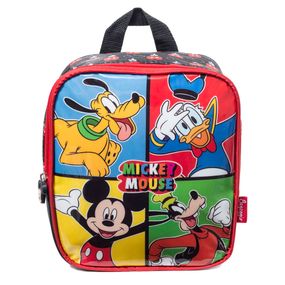 Lancheira Escolar Masculina Térmica Mickey Preta