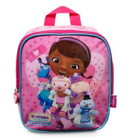 Lancheira Escolar Feminina Térmica Dra. Brinquedos Rosa