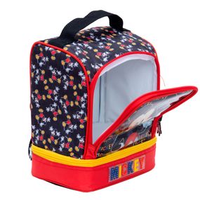 Lancheira Infantil Masculina Térmica Mickey Preta – foto 2