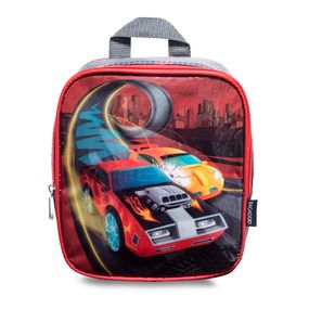 Lancheira Escolar Masculina Térmica Racing Car Preta