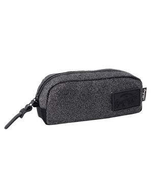 Estojo Escolar Feminino Glitter Prata – foto 2