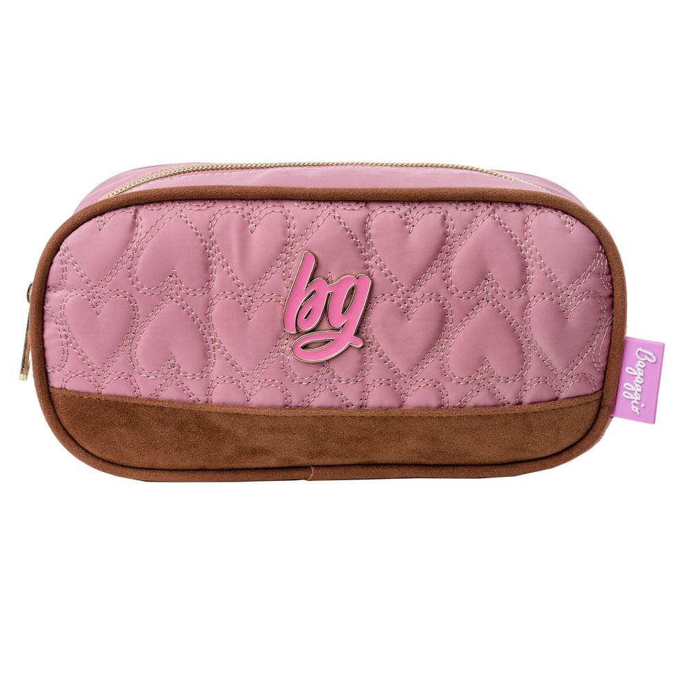 Estojo Escolar Feminino BG Girls Rosa