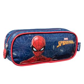 Estojo Escolar Masculino Homem Aranha Azul – foto 2