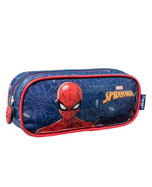 Estojo Escolar Masculino Homem Aranha Azul – foto 2