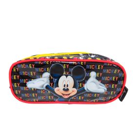 Estojo Escolar Masculino Mickey Preto