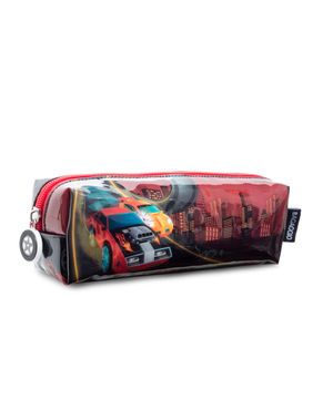 Estojo Escolar Masculino Racing Car Preto – foto 2