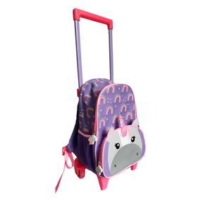 Mochila Infantil Pets Unicórnio Lilás – foto 2