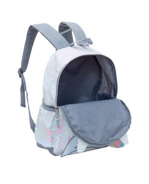 Mochila Escolar Feminina Raposa  Branca – foto 4