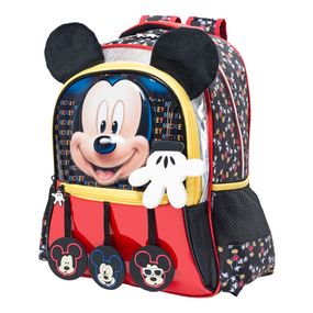 Mochila Escolar Masculina Disney Mickey Preta – foto 2