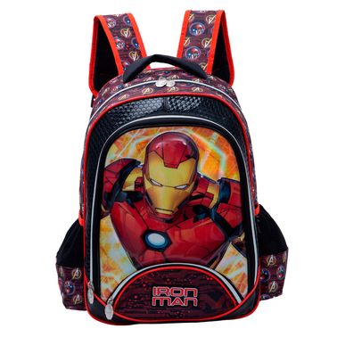 Escolar - Mochila Escolar Marvel Preto Feminino – lojabagaggio