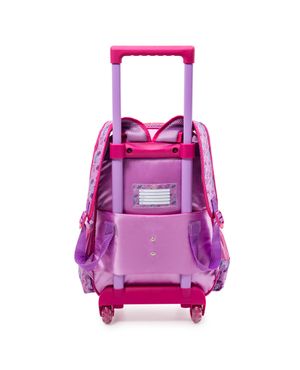 Mochila Escolar Feminina Disney Princesa Sofia com Rodinha Lilás – foto 5