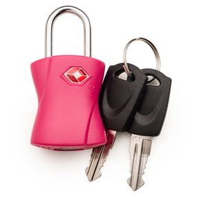 Cadeado para Mala TSA com Chave SwissOne Rosa – foto 2