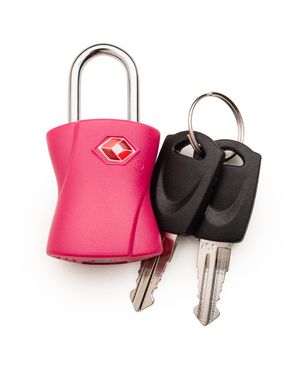 Cadeado para Mala TSA com Chave SwissOne Rosa – foto 2