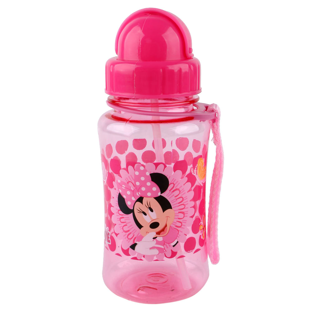 Garrafa Escolar Minnie Rosa