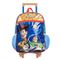 Mochila Escolar Masculina Disney Toy Story com Rodinha Azul Escura