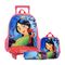 Kit Mochila com Rodas Disney Mulan com Lancheira e Estojo Vermelho