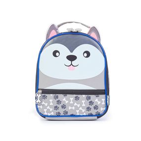 Lancheira Infantil Térmica Pets Cachorro Cinza