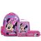 Kit Premium Mochila Disney Minnie com Lancheira e Estojo Rosa