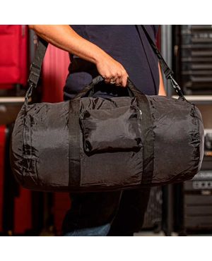 Bolsa de Viagem Pequena Dobrável 50 Litros Bagaggio Preta – foto 6