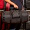 Bolsa de Viagem Pequena Dobrável 50 Litros Bagaggio Preta – foto 6