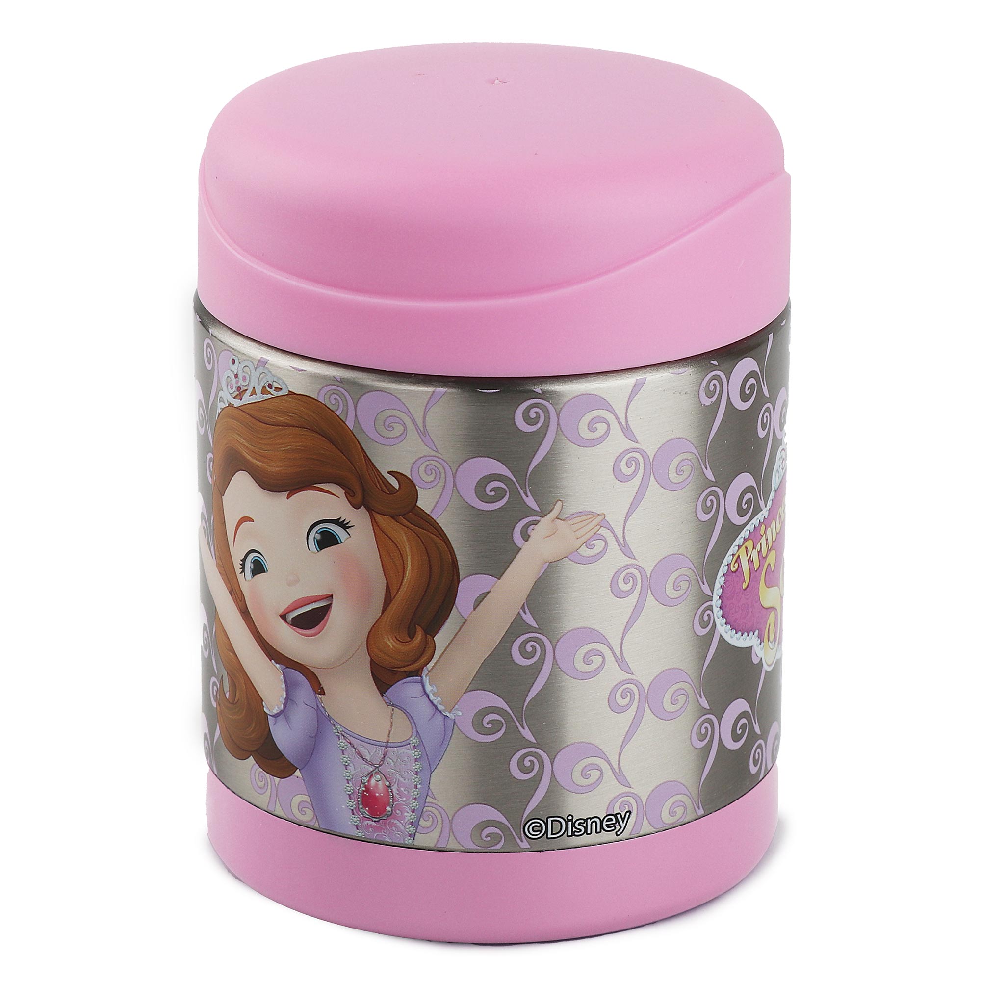 Pote Térmico Infantil 300ml Princesinha Sofia Lilás