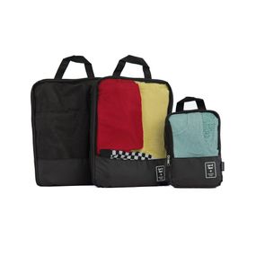 Kit Organizador de Mala 3 Peças Preto – foto 2