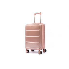 Mala de Bordo 10 kg Policarbonato 4 Rodas Zíper Antifurto Bagaggio Croácia 20'' Rosé – foto 2