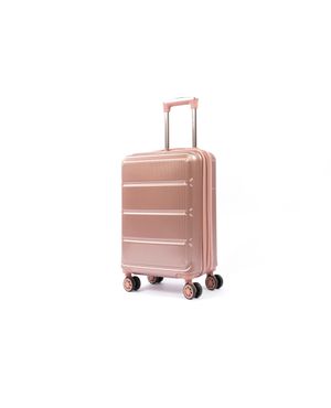Mala de Bordo 10 kg Policarbonato 4 Rodas Zíper Antifurto Bagaggio Croácia 20'' Rosé – foto 2