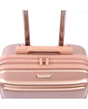 Mala de Bordo 10 kg Policarbonato 4 Rodas Zíper Antifurto Bagaggio Croácia 20'' Rosé – foto 4