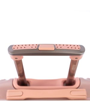 Mala de Bordo 10 kg Policarbonato 4 Rodas Zíper Antifurto Bagaggio Croácia 20'' Rosé – foto 5