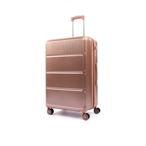 Mala Grande 32 kg Policarbonato 4 Rodas Zíper Antifurto Bagaggio Croácia Rosé – foto 2