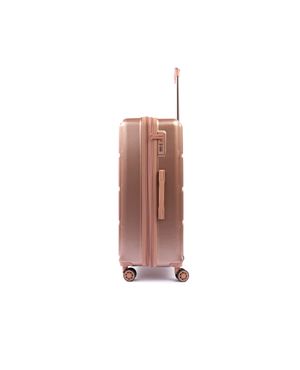 Mala Grande 32 kg Policarbonato 4 Rodas Zíper Antifurto Bagaggio Croácia Rosé – foto 3