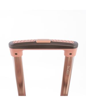 Mala Grande 32 kg Policarbonato 4 Rodas Zíper Antifurto Bagaggio Croácia Rosé – foto 7