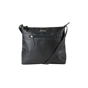 Bolsa de Mão Feminina de Couro Wagram Preta