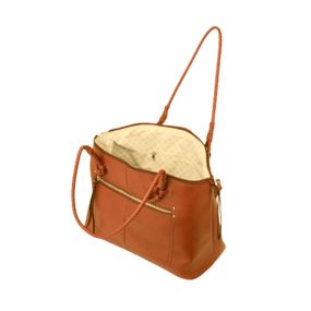 Bolsa de Ombro Feminina Zaurak Marrom – foto 2