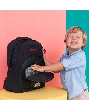 Mochila Escolar Masculina Mickey Preta – foto 5