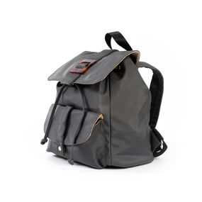 Mochila Feminina Pequena Tartarugada Cinza escura – foto 2