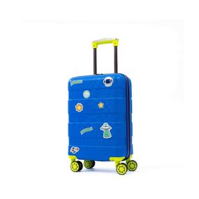 Mala de Bordo 10 kg ABS 4 Rodas Bagaggio Kids 18.5'' Azul escura – foto 2